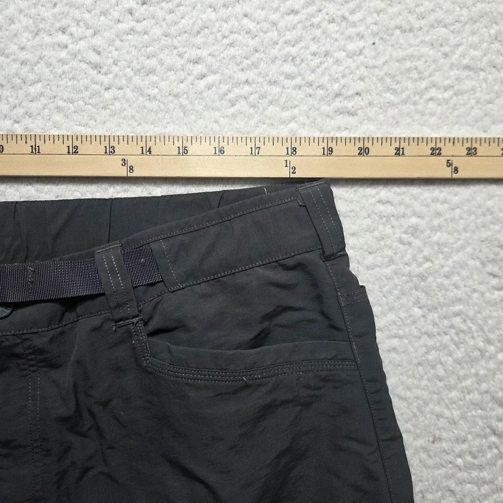 The‎ North Face Convertible Pants Mens 28x30 Size XL Charcoal Gray Belted